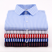 Men's Plaid Dress Shirts Casual Style Male Clothes Classic Design Shirts